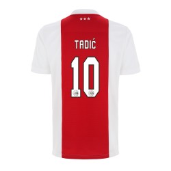 Camisola AFC Ajax Dusan Tadic 10 Equipamento Primeiro 2021-2022 Manga Curta